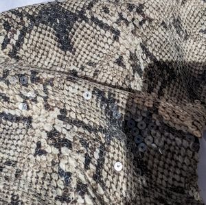 Python sequin top Style & Co. 2X